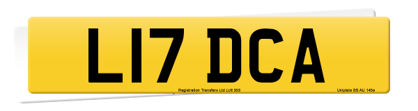 Registration number L17 DCA